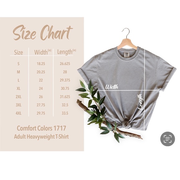 Fueled By Iced Coffee and Anxiety Comfort Color Graphic Tee S-2XL - Picture 2 of 2